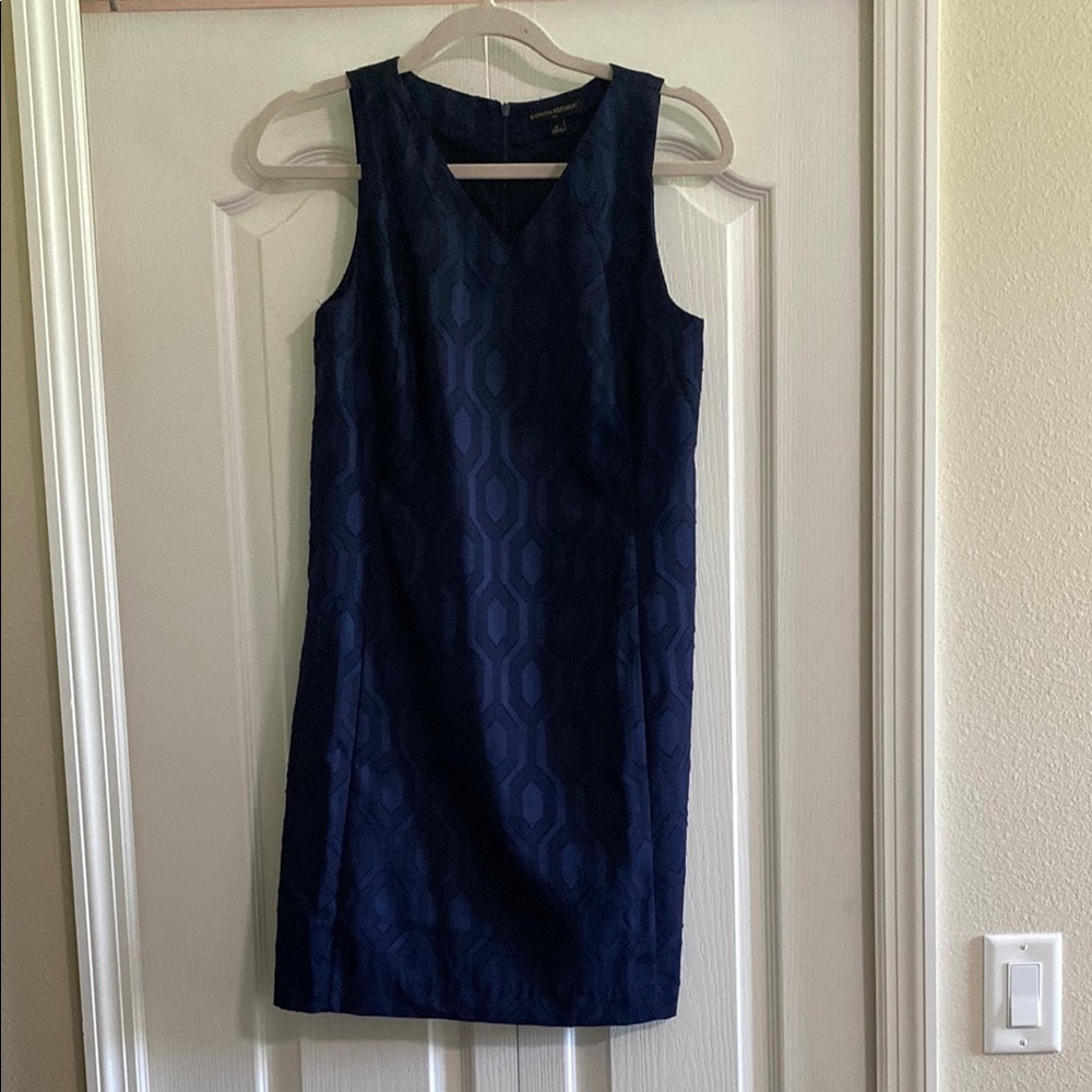Banana Republic Navy Sleeveless Dress